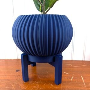 Indoor Planter Pot, The Roni Planter, Houseplants Pot, Dark Blue
